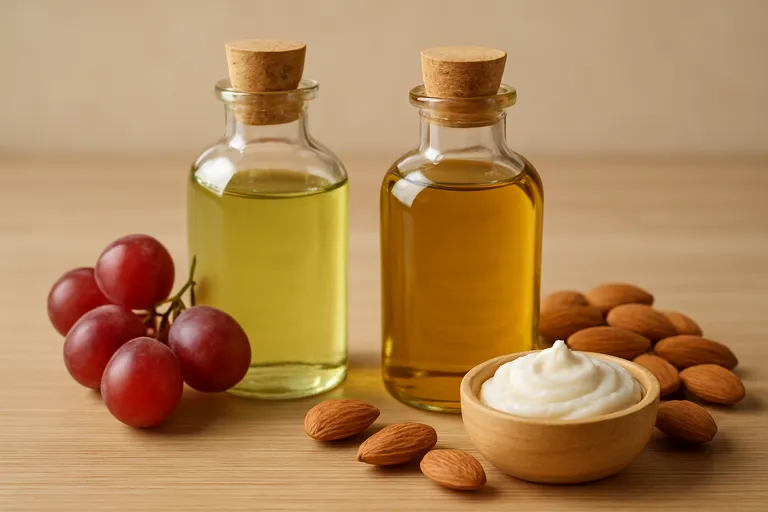 Druivenpitolie en amandelolie in je verzorgingsroutine