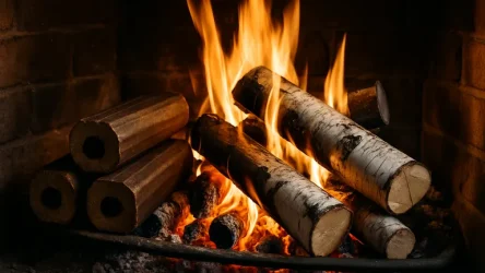 Efficiënt en milieuvriendelijk stoken met Pini Kay briketten en berken haardhout